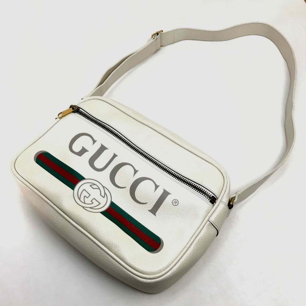 GUCCI Authentic White Messenger Shoulder Bag - Picture 4 of 13
